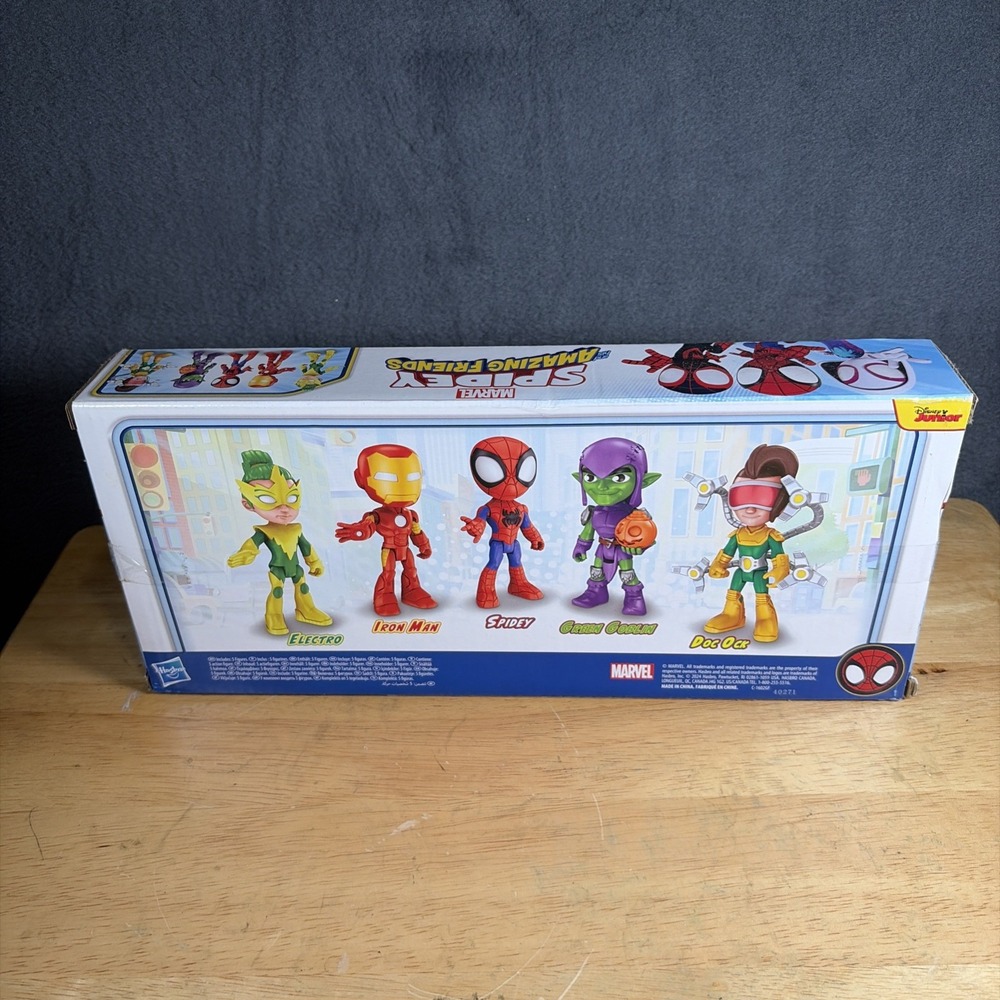 Marvel Spidey and his Amazing Friends, Friends & Foes Pack, 5 Action Figures New - Picture 3 of 5